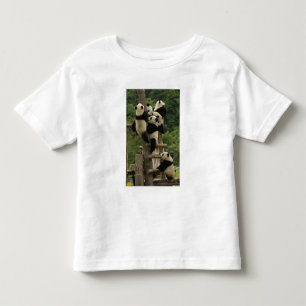 Giant panda babies Ailuropoda melanoleuca) Toddler T-Shirt