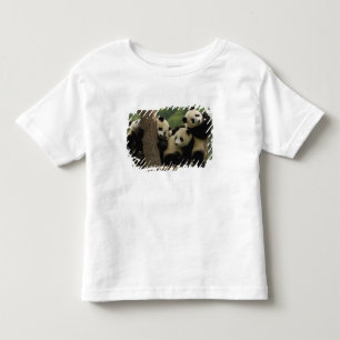 Giant panda babies Ailuropoda melanoleuca) Toddler T-Shirt