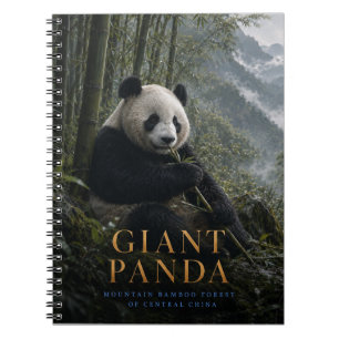 Giant Panda Bamboo Forest ANIMALS Notebook