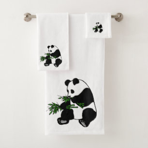 Giant Panda Bath Towel Set