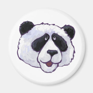 Giant Panda Bear Head Magnet