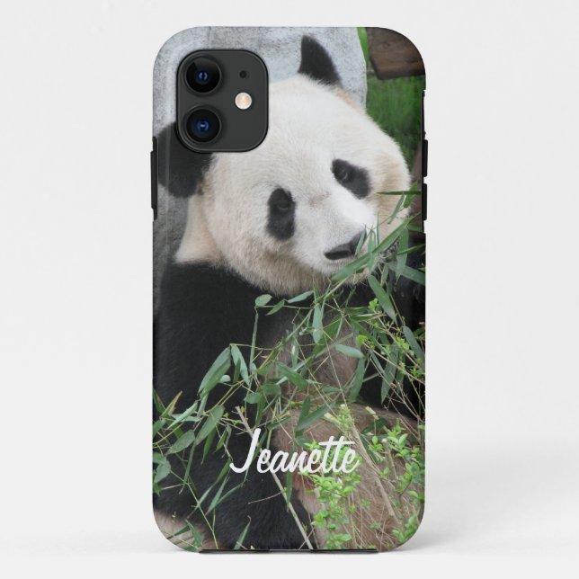 Giant Panda Bear, Personalised Name,  Case-Mate iPhone Case (Back)