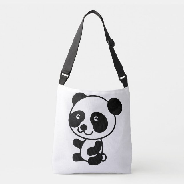  Giant panda Crossbody Bag (Front)