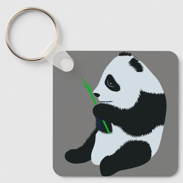Giant Panda  Key Ring (Front)