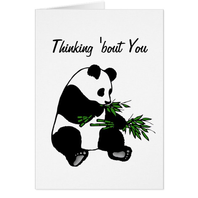 Giant Panda Thinking 'bout You Blank Inside (Front)