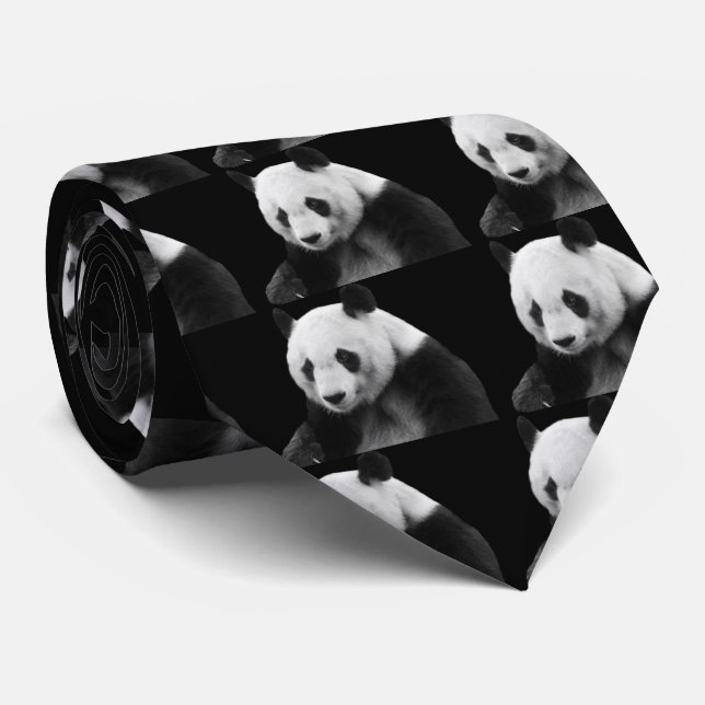 Giant Panda Tie (Rolled)