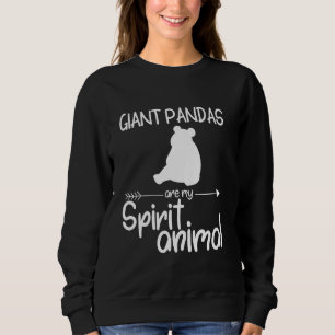 Giant Pandas Are My Spirit Animal For Men Women Sweatshirt