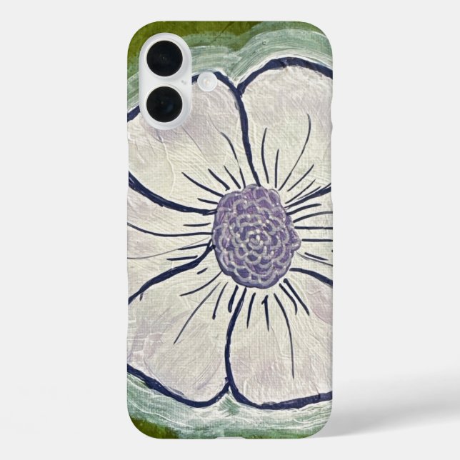 Giant pansy iPhone case  (Back)