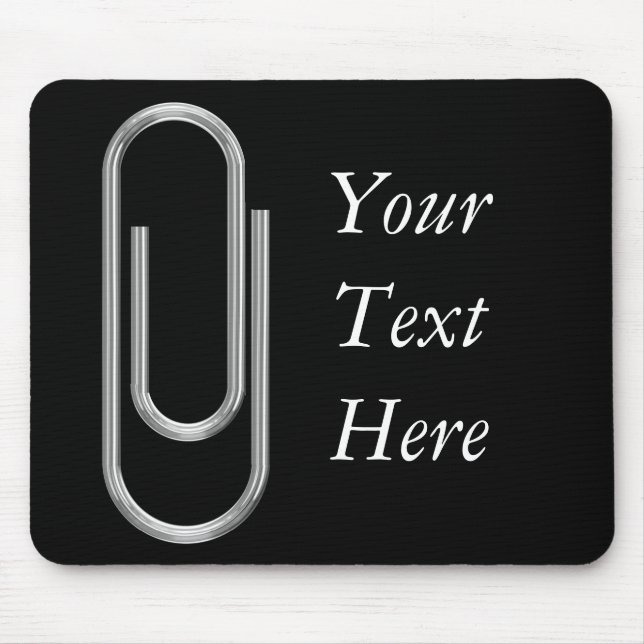 giant paper clip mouse pad (Front)