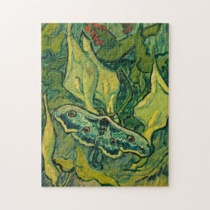 Giant Peacock Moth, 1889 by Vincent van Gogh Jigsaw Puzzle