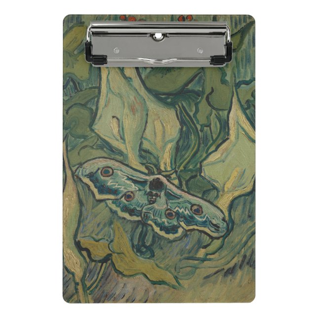 Giant Peacock Moth (1889) by Vincent van Gogh Mini Clipboard (Front)