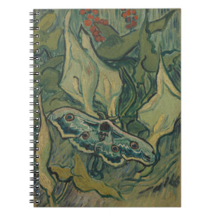 Giant Peacock Moth (1889) by Vincent van Gogh Notebook