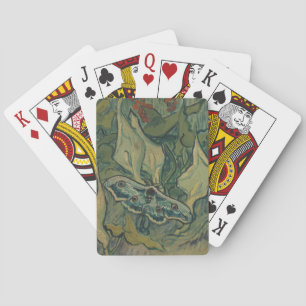 Giant Peacock Moth (1889) by Vincent van Gogh Playing Cards