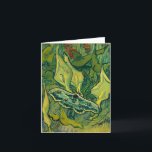 Giant Peacock Moth by Vincent van Gogh Thank You Card<br><div class="desc">Vincent van Gogh - Giant Peacock Moth,  1889. 
Vincent Willem van Gogh (1853-1890) was a Dutch Post-Impressionist painter who posthumously became one of the most famous and influential figures in Western art history.</div>