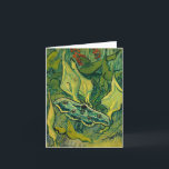 Giant Peacock Moth by Vincent van Gogh Thank You Card<br><div class="desc">Vincent van Gogh - Giant Peacock Moth,  1889. 
Vincent Willem van Gogh (1853-1890) was a Dutch Post-Impressionist painter who posthumously became one of the most famous and influential figures in Western art history.</div>