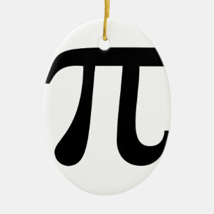 Giant "Pi" Symbol Ceramic Tree Decoration