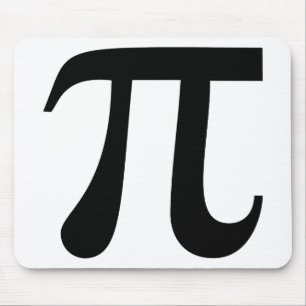 Giant "Pi" Symbol Mouse Pad