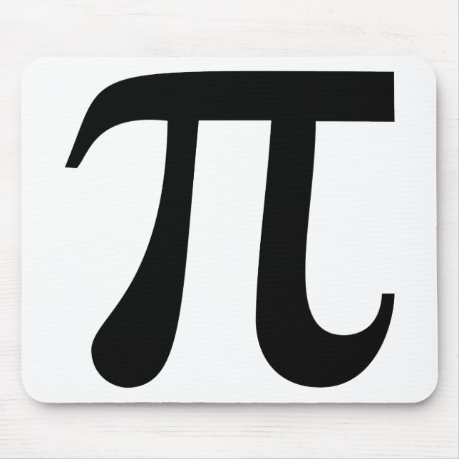 Giant "Pi" Symbol Mouse Pad (Front)