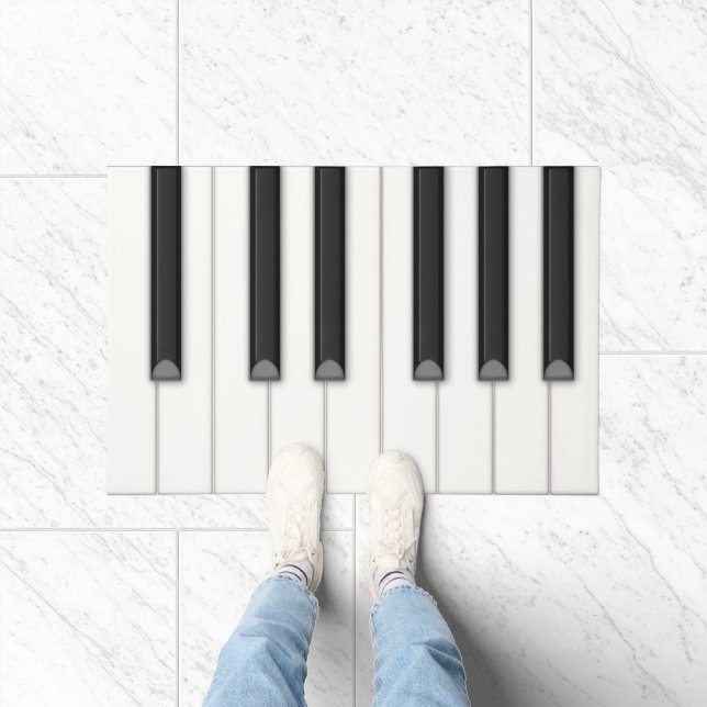 Giant Piano Keys Musical 24x36 Doormat (Indoor)