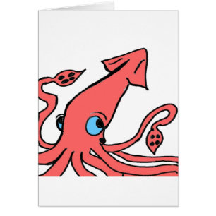 Giant pink squid