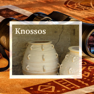 Giant Pithoi, Minoan Palace, Knossos, Crete Postcard