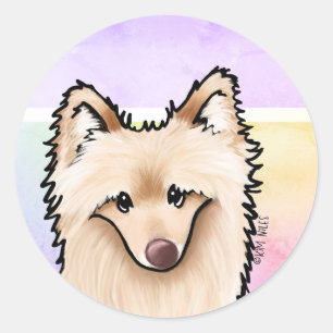 Giant Pomeranian Dog Stickers