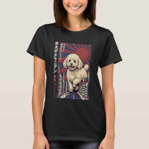 Giant Poodle Tokyo Kaiju Fluff Around and Find Out T-Shirt