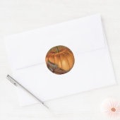 Giant Pumpkin Round Stickers (Envelope)