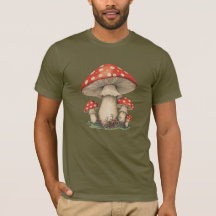 Giant Red Amanita Mushroom - Retro Men's Graphic
