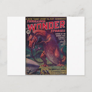 Giant Reptile Postcard