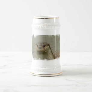 Giant River Otter Beer Stein