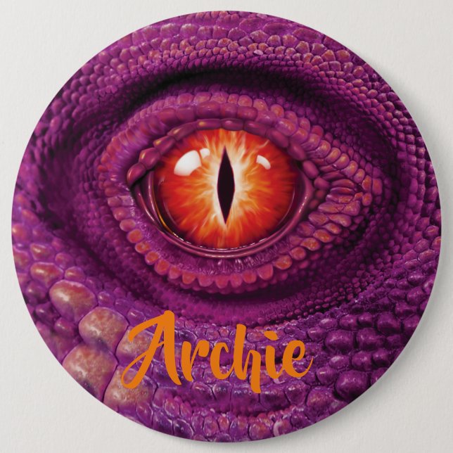Giant round Badge with monogram Dragon's Eye (Front)