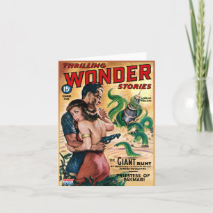 Giant Runt Cinematic Greeting or Note Card