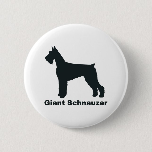 Giant Schnauzer 6 Cm Round Badge (Front)