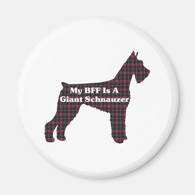 Giant Schnauzer BFF Magnet (Front)