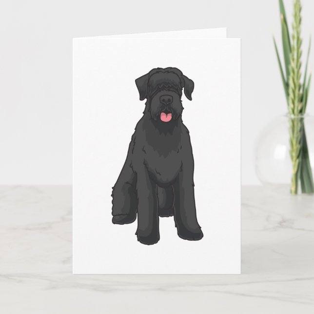 Giant Schnauzer Card (Front)