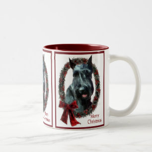 Giant Schnauzer Christmas Gifts Two-Tone Coffee Mug