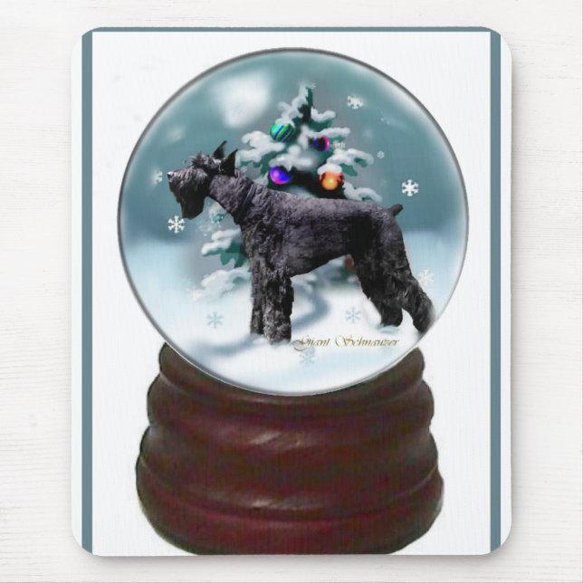 Giant Schnauzer Christmas Mouse Pad (Front)