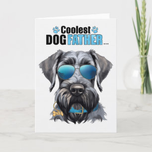 Giant Schnauzer Dog Coolest Dad Father's Day Holiday Card