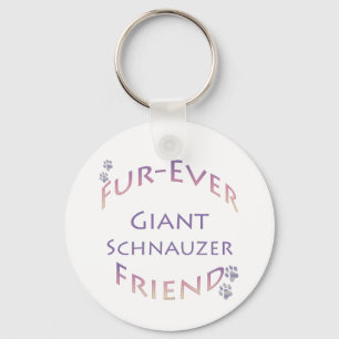 Giant Schnauzer Furever Key Ring