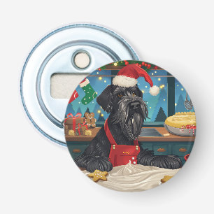 Giant Schnauzer Holiday Baking: Festive Christmas Bottle Opener