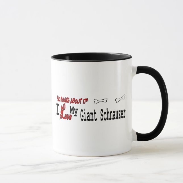 Giant Schnauzer (I Love) Mug (Right)