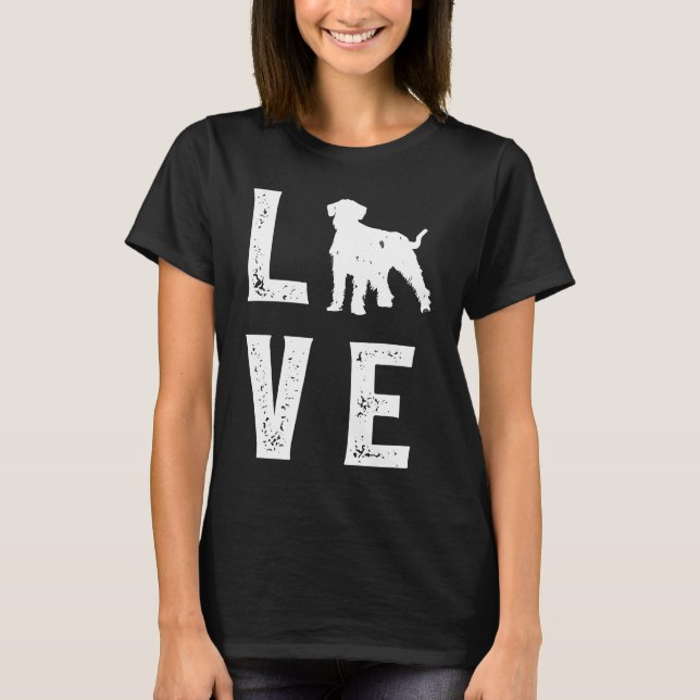 Giant Schnauzer Love  1 T-Shirt (Front)