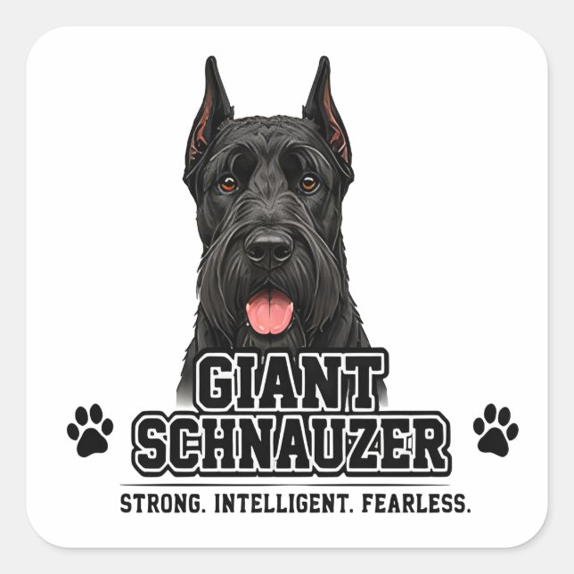 🐾 Giant Schnauzer Lover Gift🐾 Square Sticker (Front)