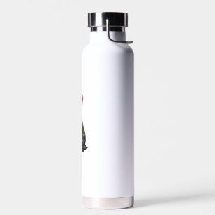Giant Schnauzer Lover Xmas Santa Giant Schnauzer C Water Bottle