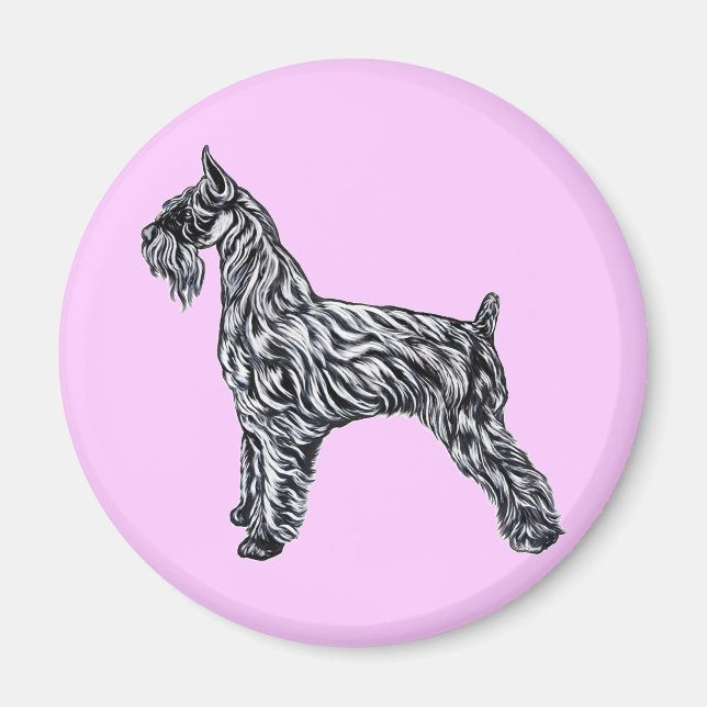 Giant Schnauzer Magnet (Front)