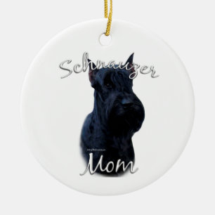 Giant Schnauzer Mum 2 Ceramic Ornament