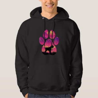 Giant Schnauzer Paw Mom Dad Dog  Women Men Hoodie
