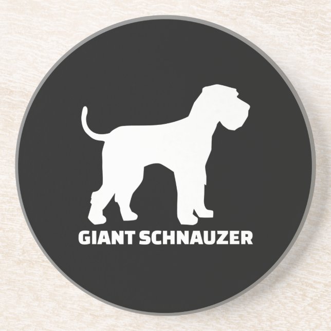 giant schnauzer premium coaster (Front)