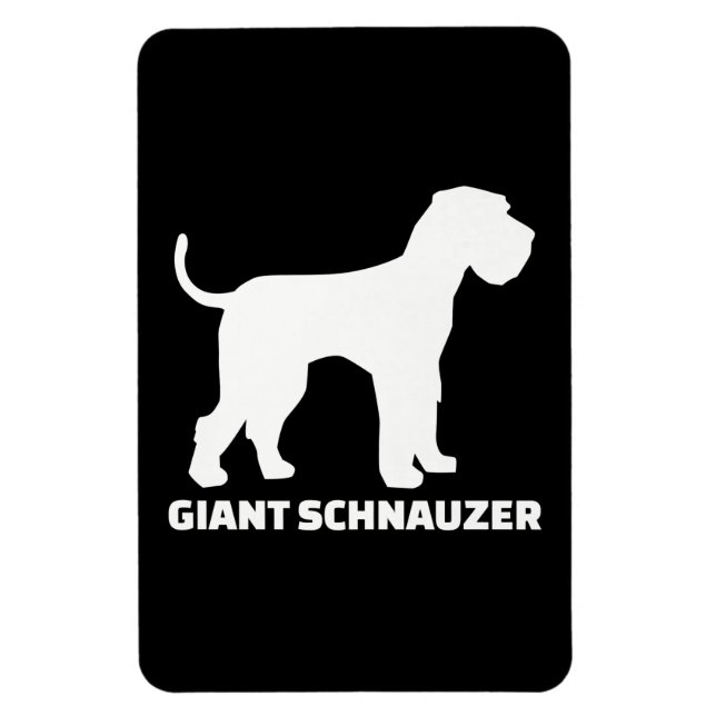 giant schnauzer premium magnet (Vertical)